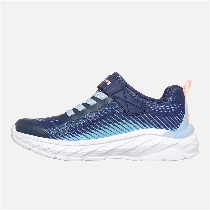 SKECHERS Girls Boundless Colour Blitz Sneakers Navy - Image 5