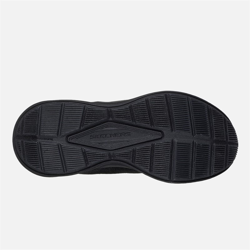 SKECHERS Boys Microspec Tread Sneakers Black - Image 2
