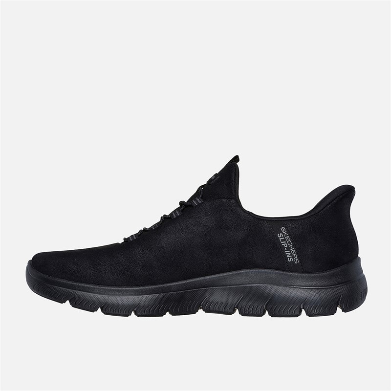 SKECHERS Mens Summits Korlo Slip Ins Sneakers Black - Image 5