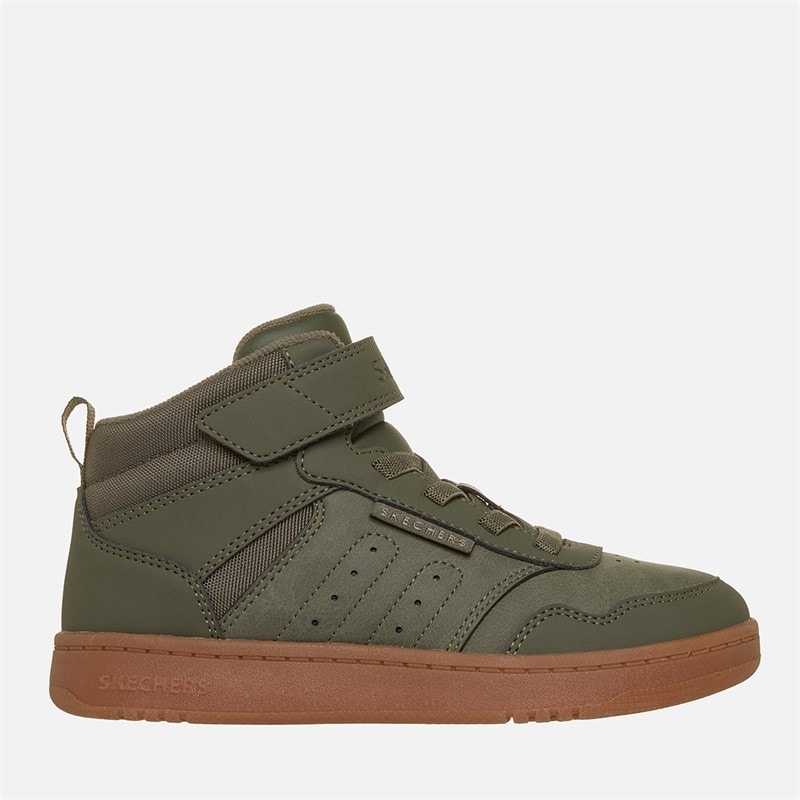 SKECHERS Boys Quick Street Sneakers Olive - Image 1