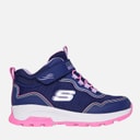 SKECHERS Girls Storm Blazer Streamline Waterproof Sneakers Navy