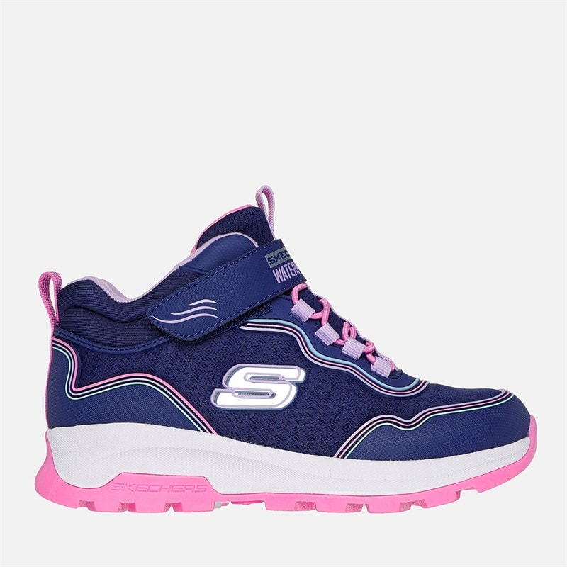 SKECHERS Girls Storm Blazer Streamline Waterproof Sneakers Navy