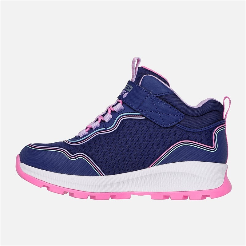 SKECHERS Girls Storm Blazer Streamline Waterproof Sneakers Navy - Image 5