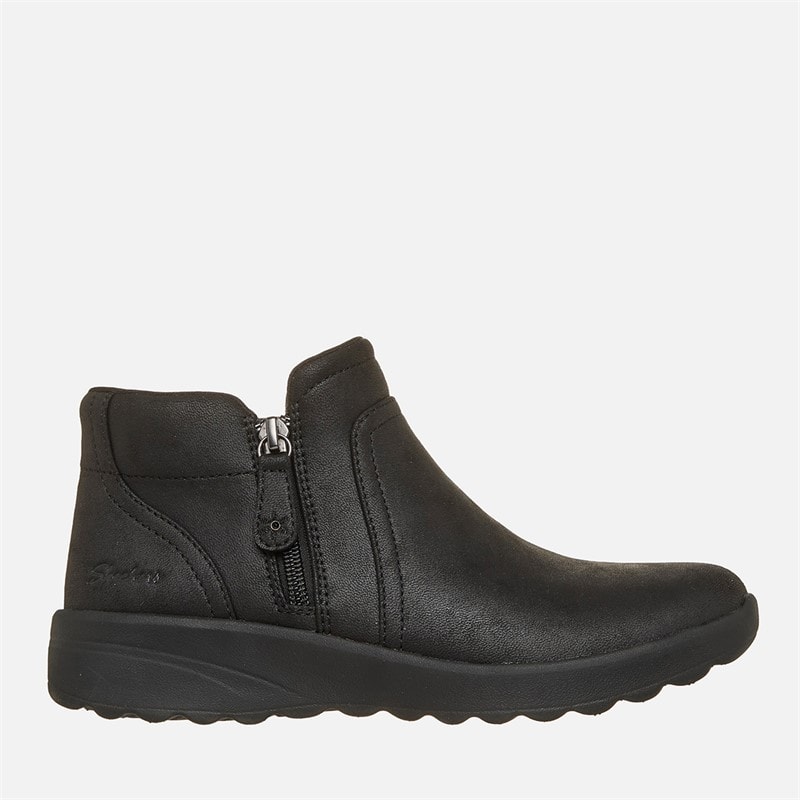 SKECHERS Womens Lovely Vibe Boots Black - Image 1