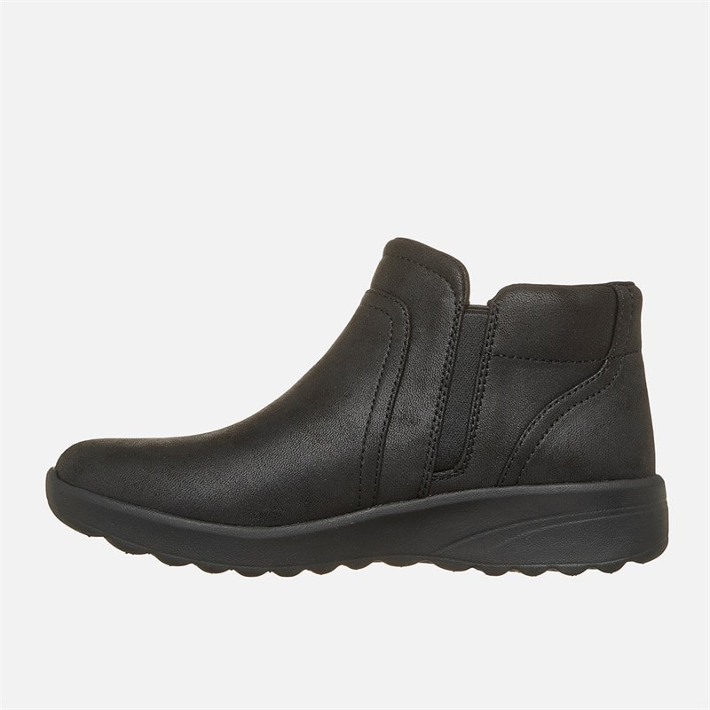 SKECHERS Womens Lovely Vibe Boots Black - Image 5