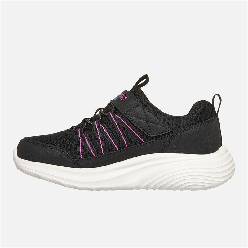 SKECHERS Girls Bounder Pro Waterproof Sneakers Black - Image 5