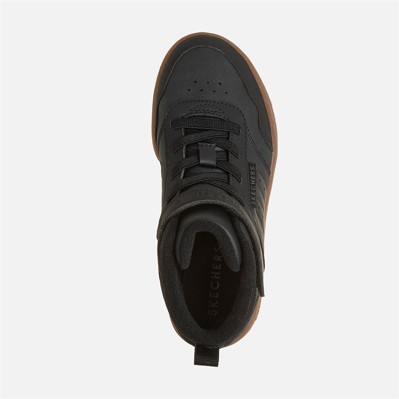 SKECHERS Boys Quick Street Sneakers Black - Image 4