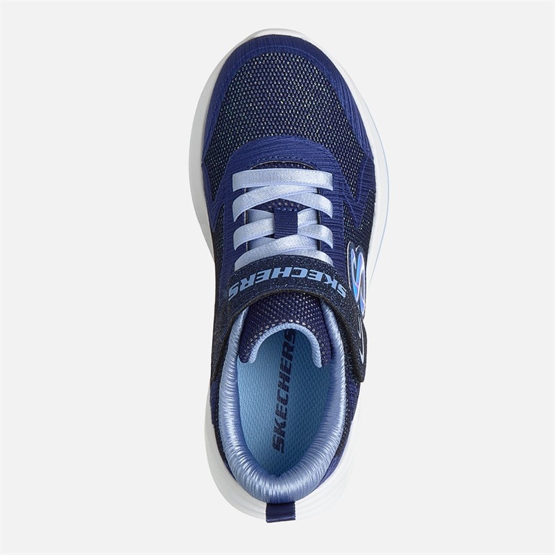 SKECHERS Girls Wave 92 Sneakers Navy - Image 4