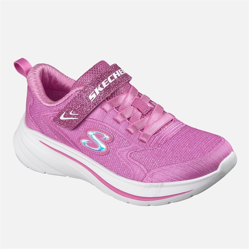 SKECHERS Girls Wave 92 Sneakers Pink - Image 3