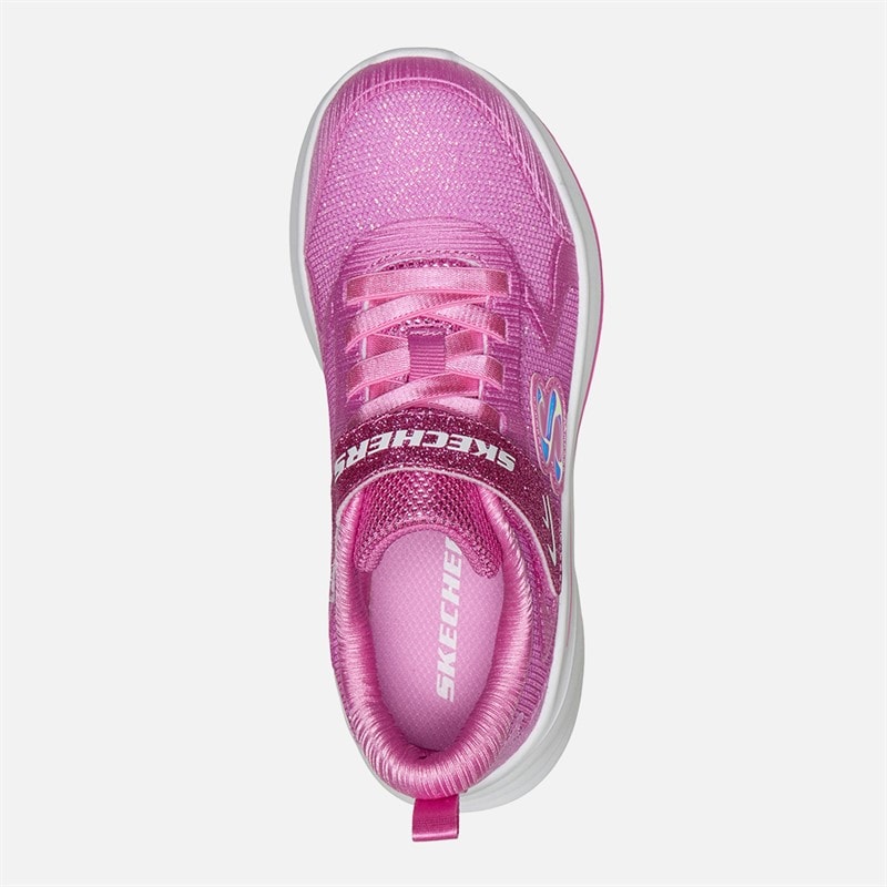 SKECHERS Girls Wave 92 Sneakers Pink - Image 4
