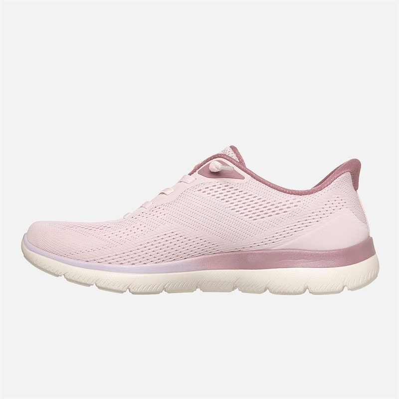 SKECHERS Womens Summits Sweet Skies Slip Ins Sneakers Pink - Image 5