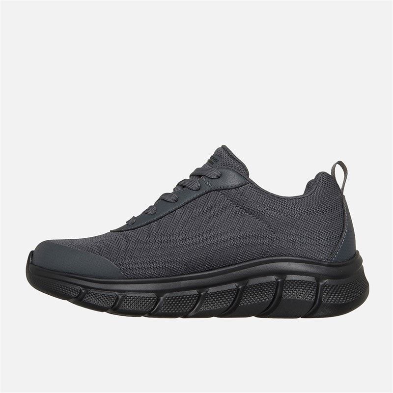 SKECHERS Mens Bobs B Flex Waterproof Sneakers Gray - Image 5