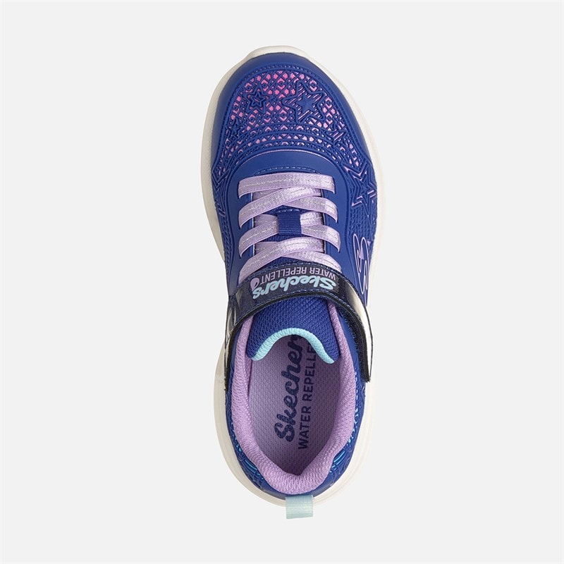 SKECHERS Girls Bounder Pro Sneakers Navy - Image 4