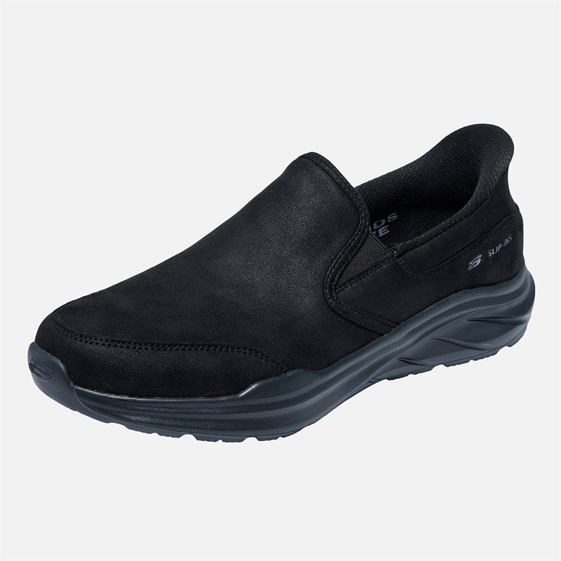SKECHERS Mens Equalizer 6.0 Zorlo Slip Ins Sneakers Black - Image 3