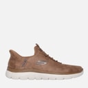 SKECHERS Mens Summits Korlo Slip Ins Sneakers Brown
