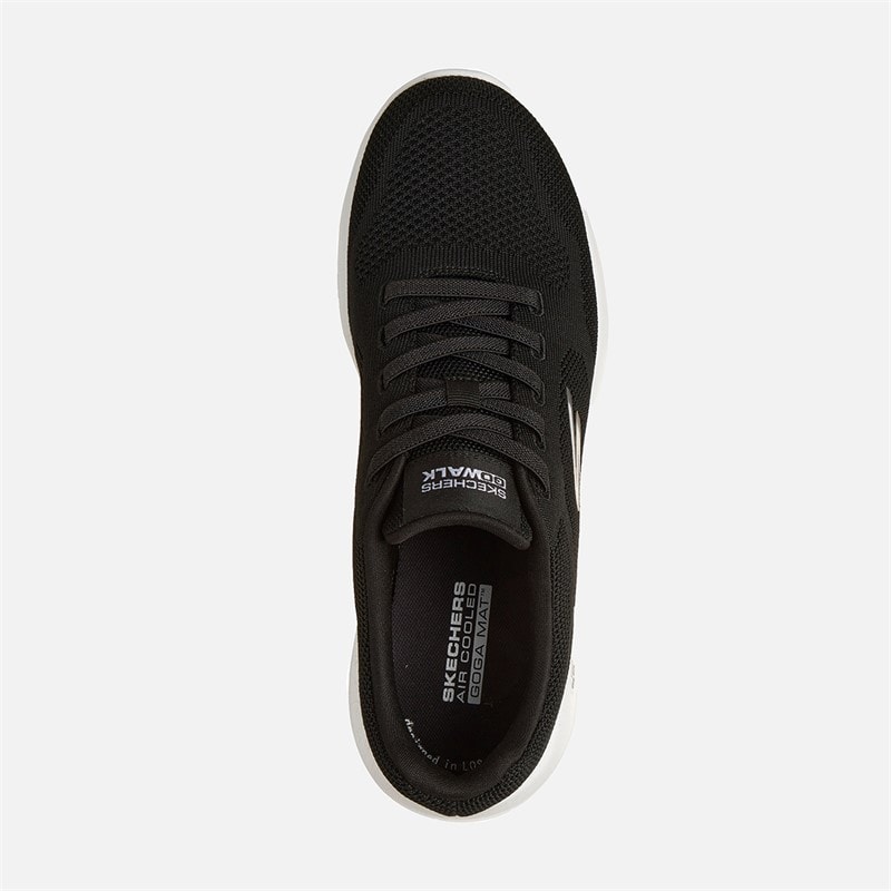 SKECHERS Mens Go Walk Max Maddoxx Sneakers Black - Image 4