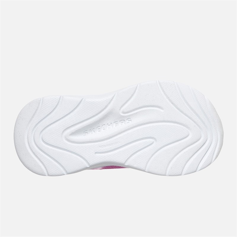 SKECHERS Infant Girls Wave 92 Sneakers Pink - Image 2