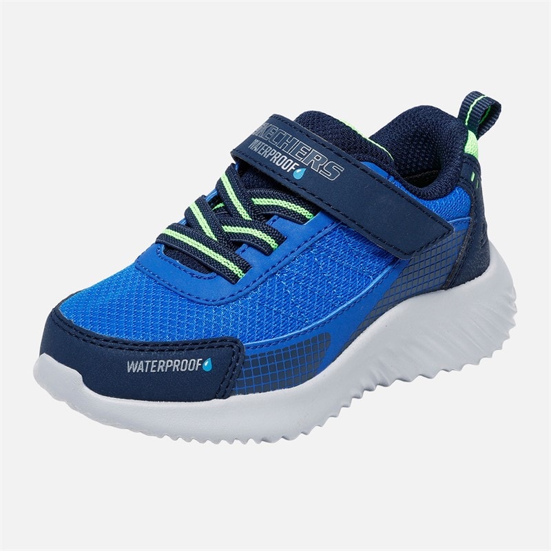 SKECHERS Infant Boys Bounder Venture Squad Waterproof Sneakers Navy - Image 3