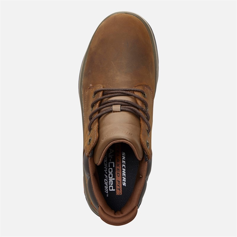 SKECHERS Mens Relaxed Fit Segment 2.0 Brogden Boots Desert Brown - Image 4