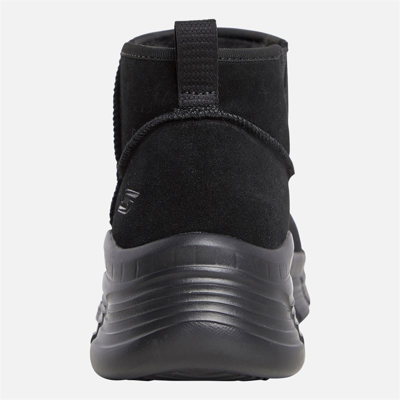 SKECHERS Womens Bobs B Flex Hi - Hi Frost Boots Black - Image 3