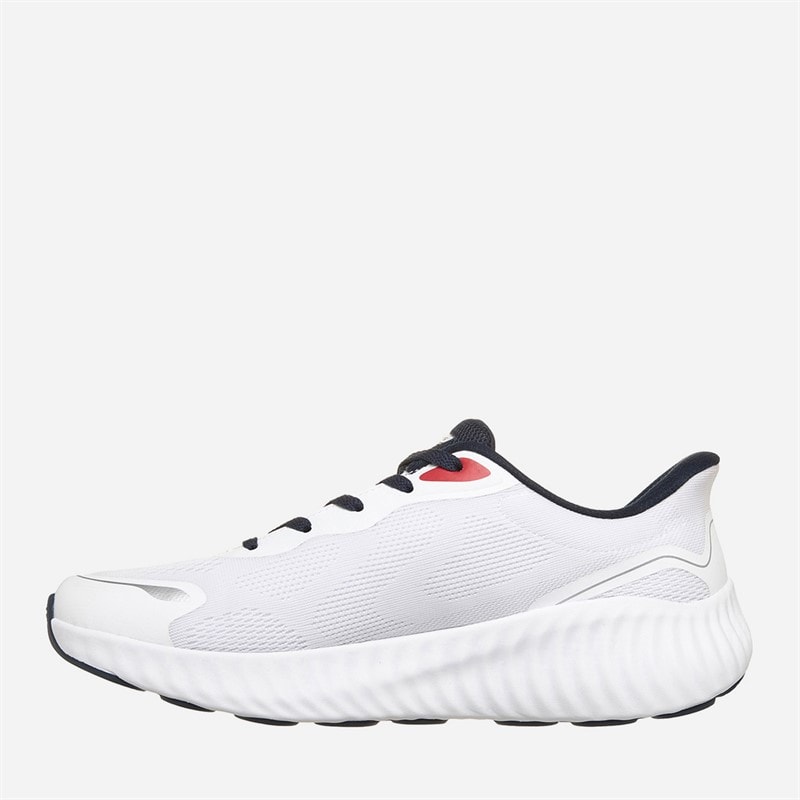 SKECHERS Mens Go Run Now Regent Slip Ins Sneakers White - Image 5
