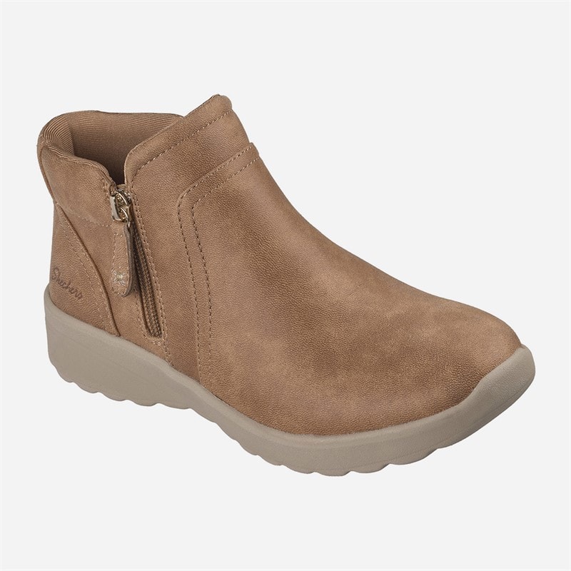 SKECHERS Womens Lovely Vibe Boots Brown