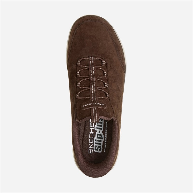 SKECHERS Womens Summits Sneakers Brown - Image 4