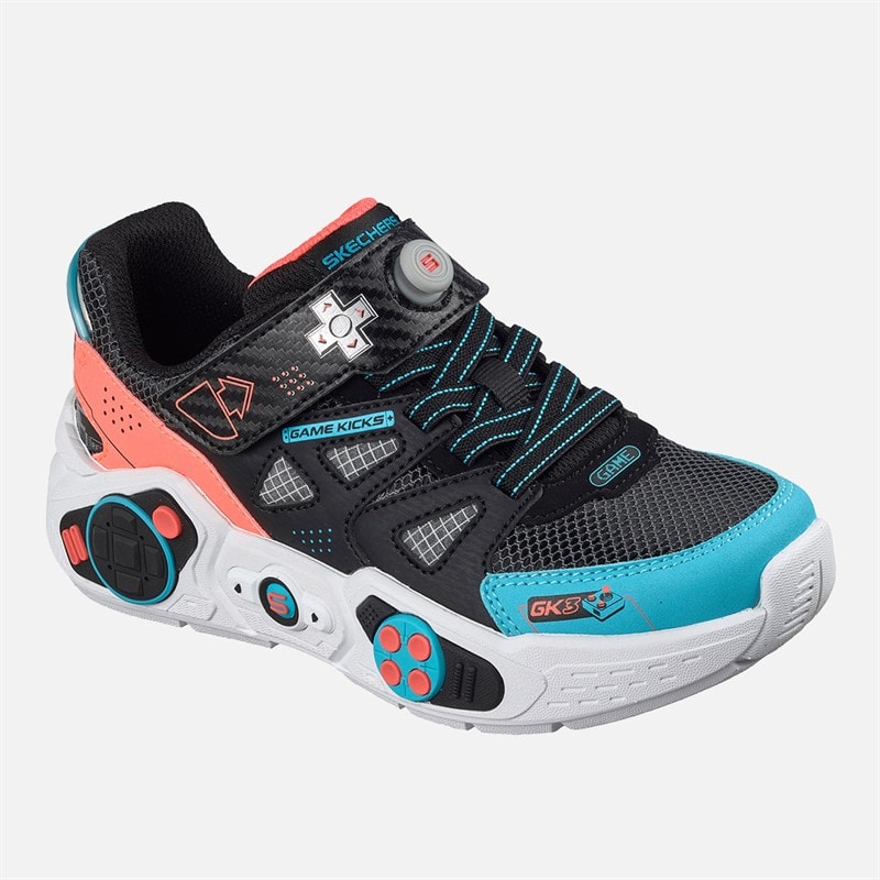 SKECHERS Boys Gametronix 3.0 Sneakers Black - Image 3