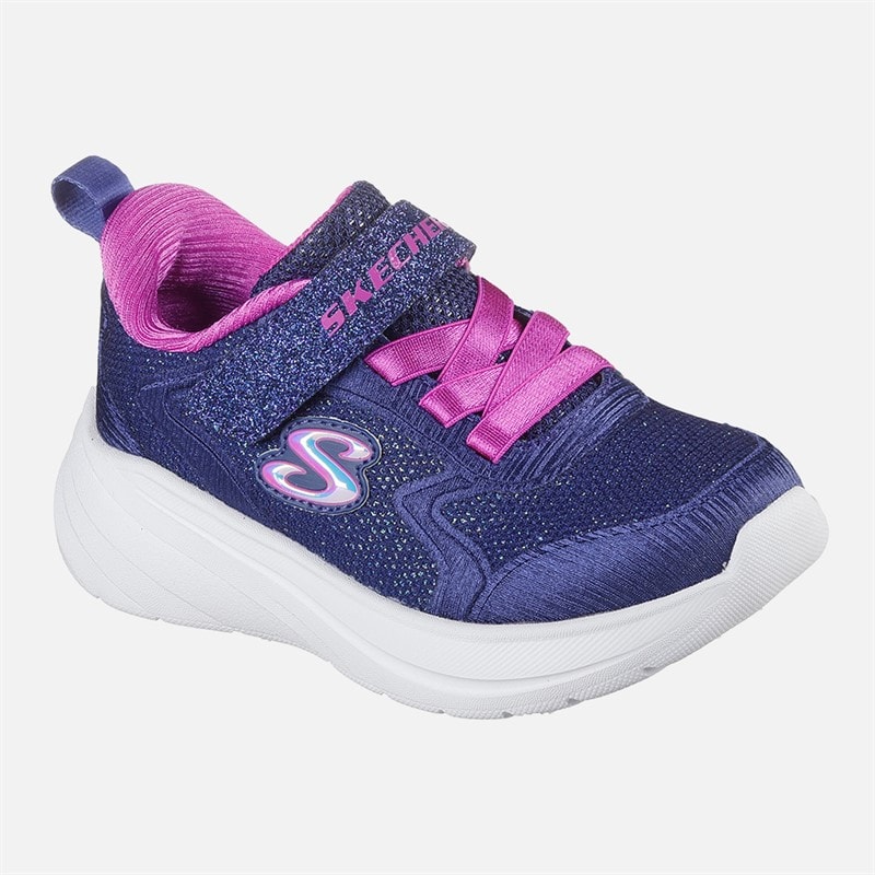 SKECHERS Infant Girls Wave 92 Sneakers Navy - Image 3