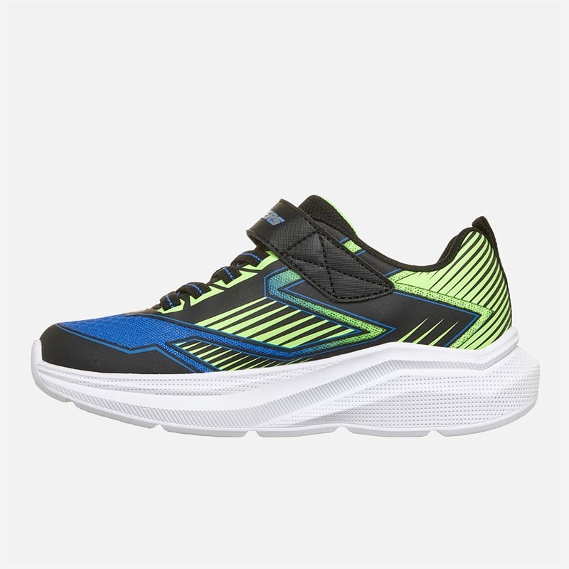 SKECHERS Boys Microspec Velocity Grid Drift Sneakers Black - Image 5