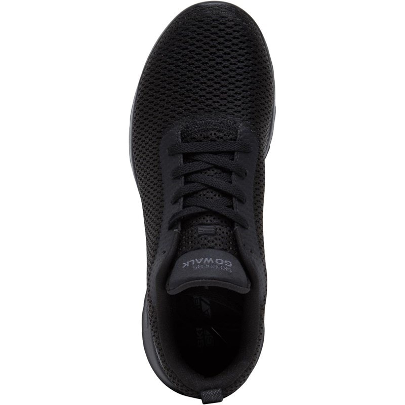 SKECHERS Womens GOwalk Joy Paradise Trainers Black/Black - Image 4