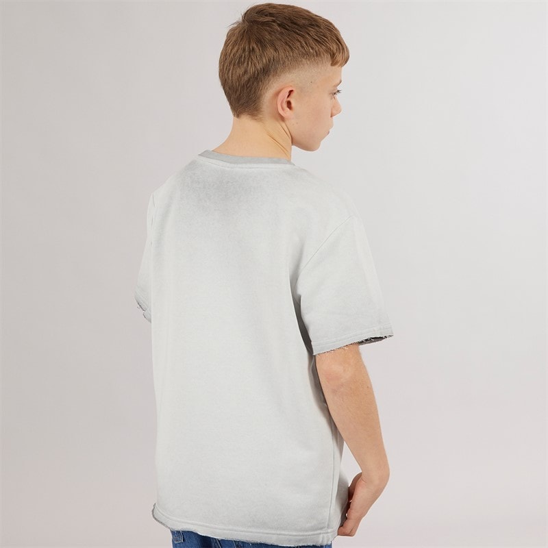ONLY & SONS Boys Tilmo Life T-Shirt Ultimate Grey - Image 2