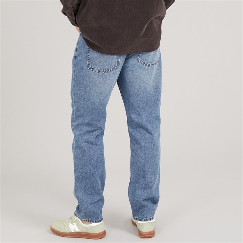 ONLY & SONS Mens Edge Straight Fit Jeans Dark Blue Denim - Image 2