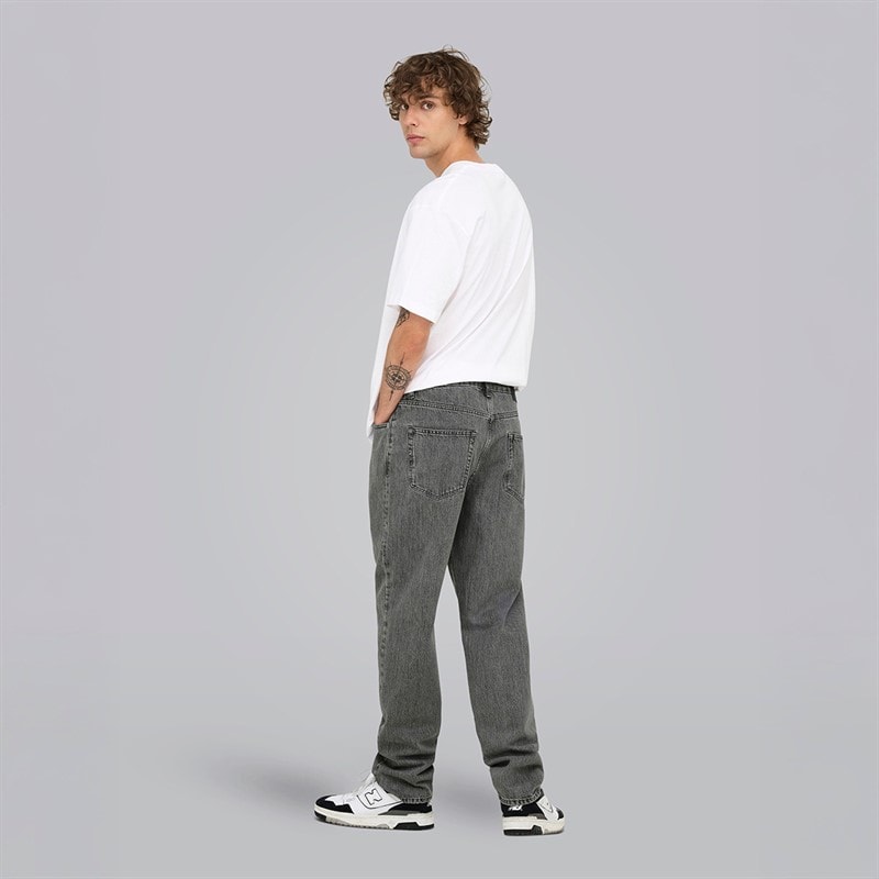 ONLY & SONS Mens Tye Loose Tape Jeans Medium Grey Denim - Image 2