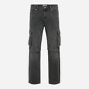 ONLY & SONS Mens Edge Straight Jeans Dark Grey Denim