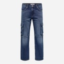 ONLY & SONS Mens Edge Straight Jeans Dark Blue Denim