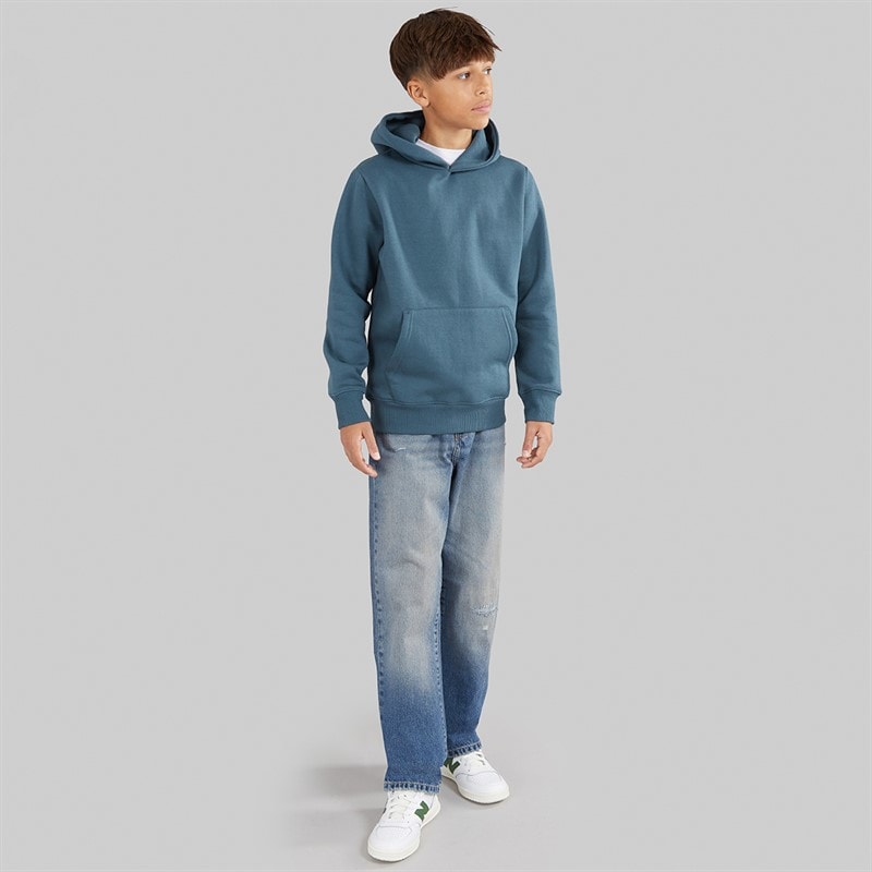 ONLY & SONS Boys Edge Straight Fit Jeans Dark Blue Denim - Image 4