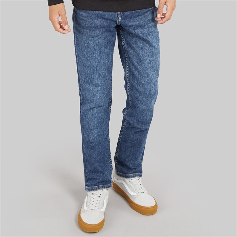 ONLY & SONS Boys Weft Regular Fit Jeans Dark Blue Denim - Image 1