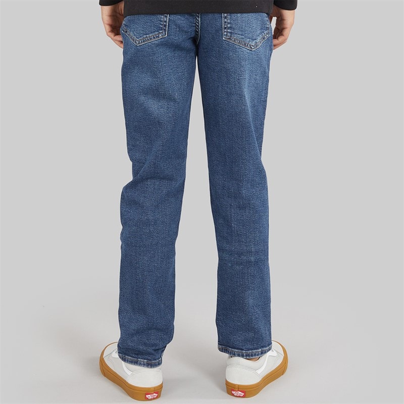 ONLY & SONS Boys Weft Regular Fit Jeans Dark Blue Denim - Image 2