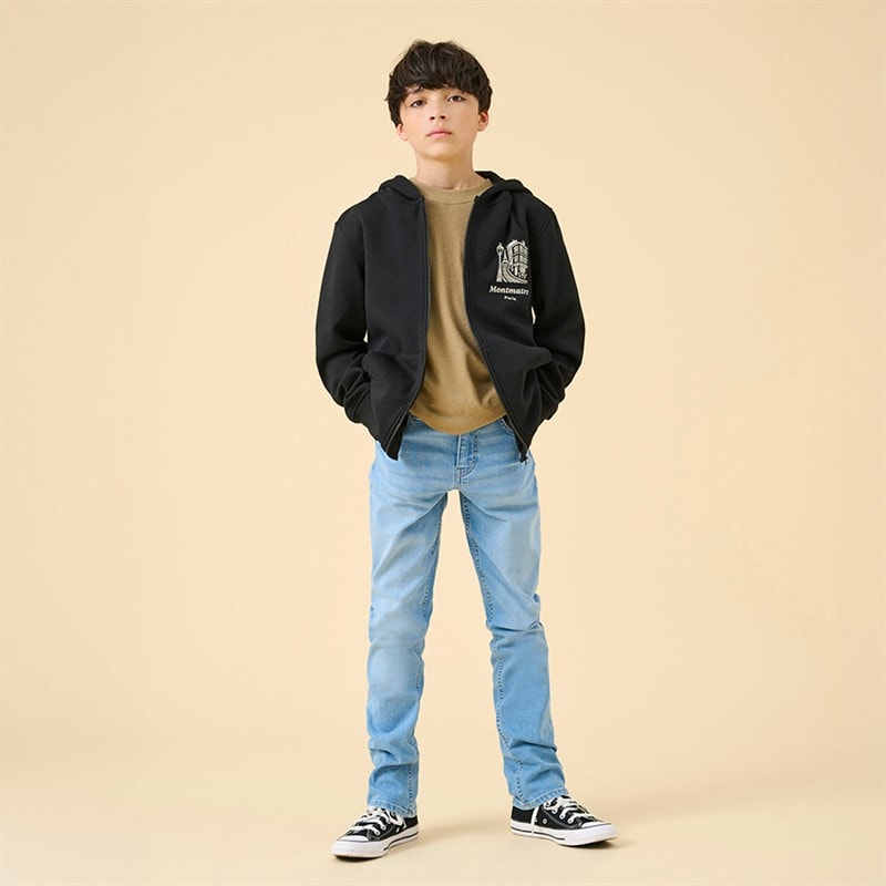 ONLY & SONS Boys Weft Regular Fit Jeans Light Blue Denim - Image 4