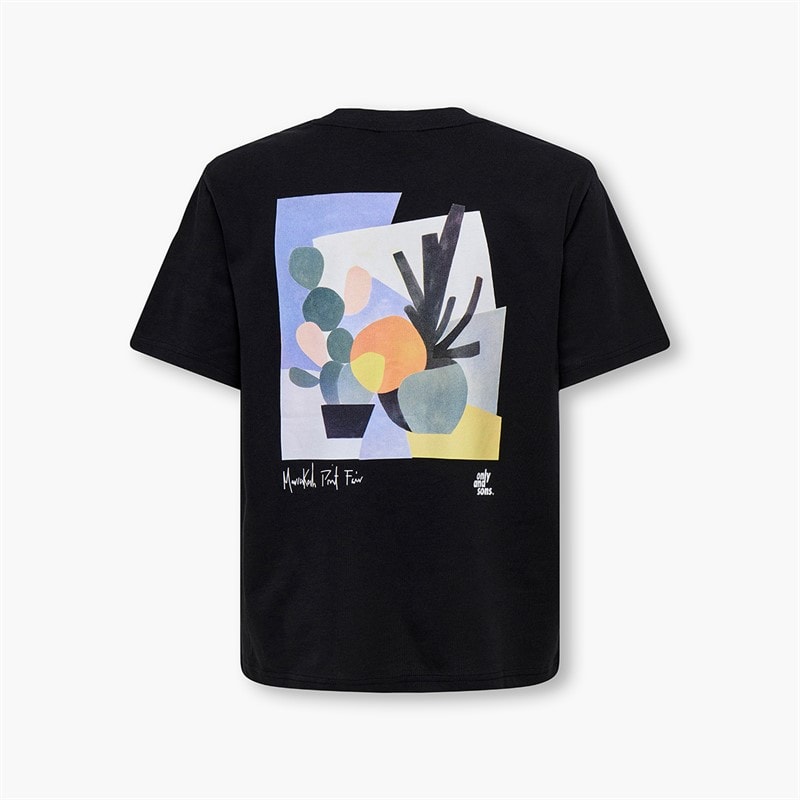 ONLY & SONS Boys Fred Beaufort T-Shirt Black - Image 2