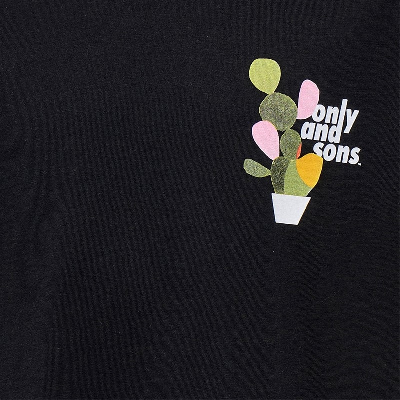 ONLY & SONS Boys Fred Beaufort T-Shirt Black - Image 3