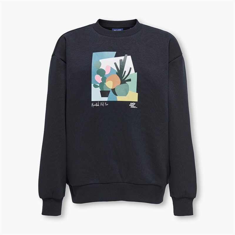 ONLY & SONS Boys Beaufort Sweatshirt Black