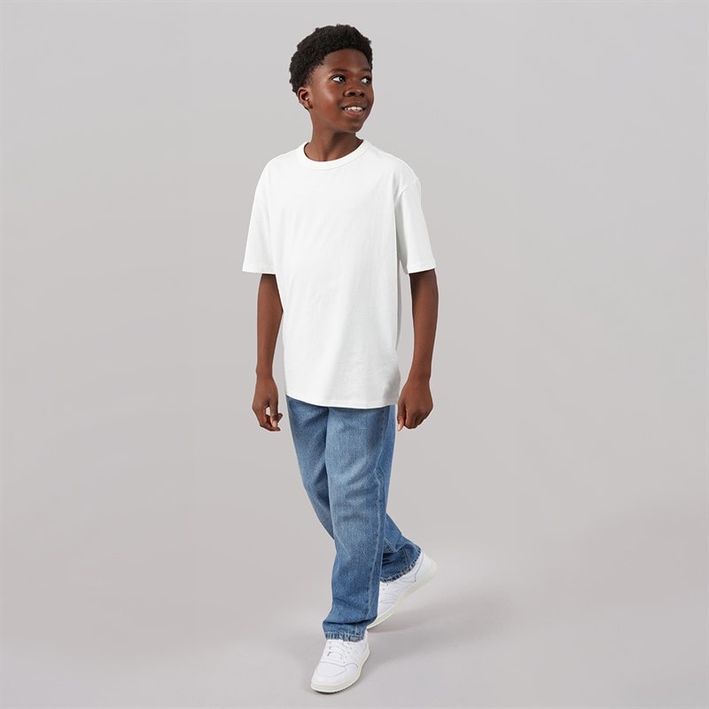 ONLY & SONS Boys Fade Loose Fit Jeans Medium Blue Den - Image 3