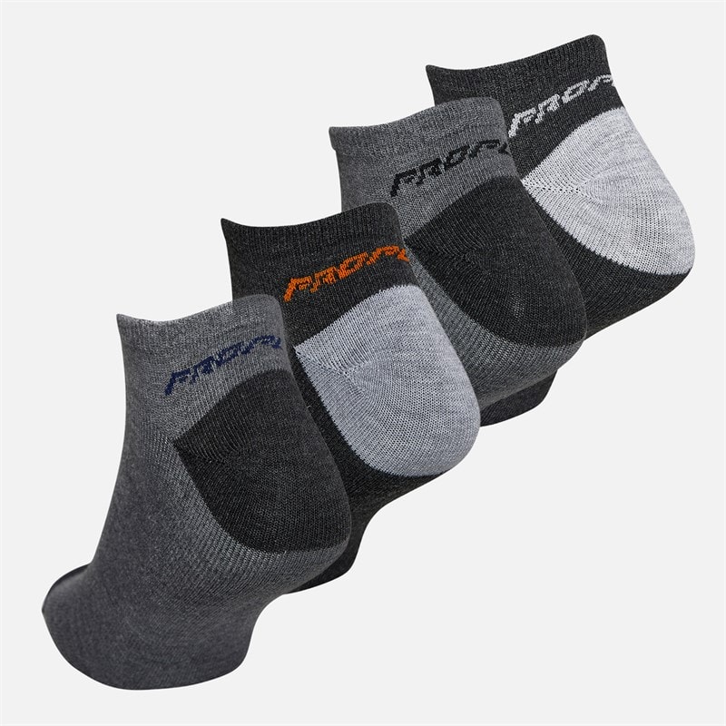 Pro Player Mens Twelve Pack No Show Socks Grey/Multi - Image 2
