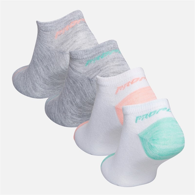 Pro Player Womens Twelve Pack No Show Socks White/Multi - Image 2