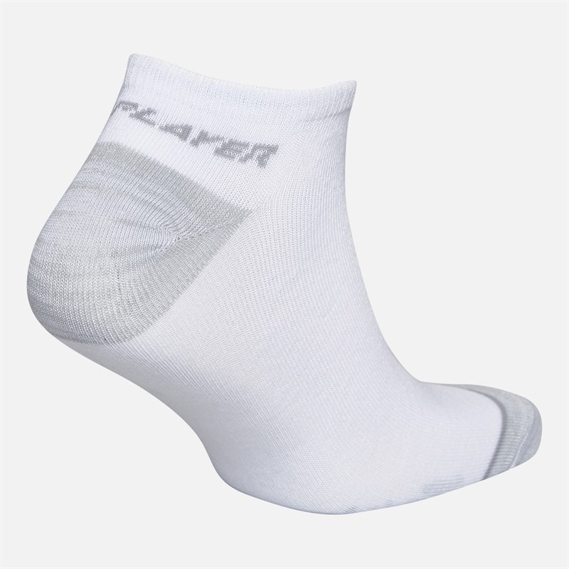 Pro Player Mens Twelve Pack No Show Socks White/Grey - Image 3
