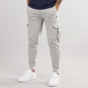 THREADBARE Mens Stefan Joggers Grey Marl