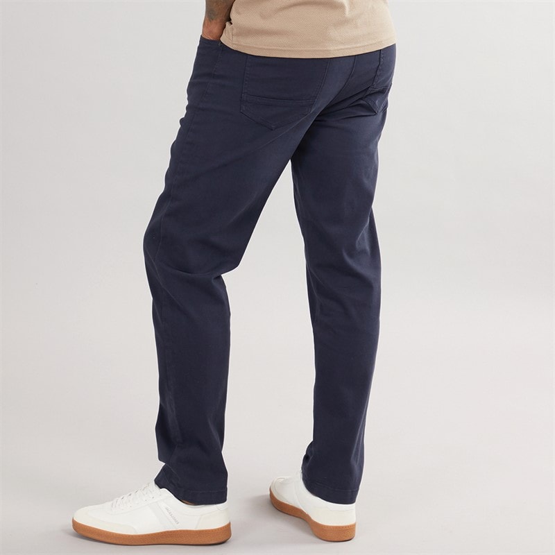THREADBARE Mens Wyesdale Trousers Navy - Image 2