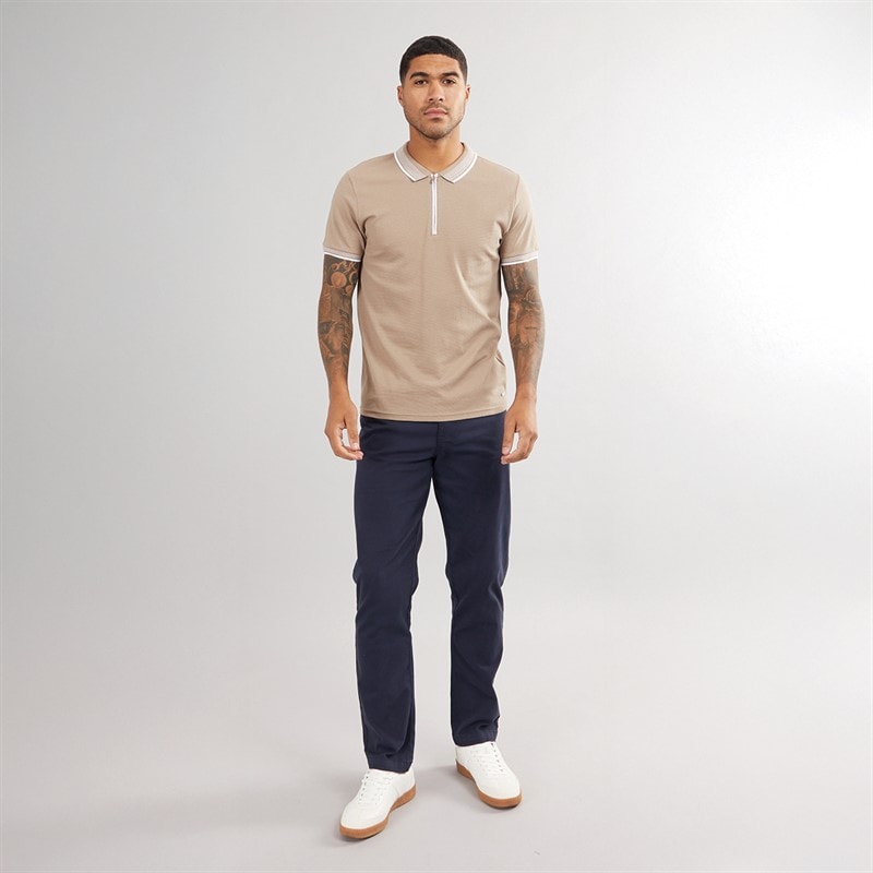 THREADBARE Mens Wyesdale Trousers Navy - Image 3